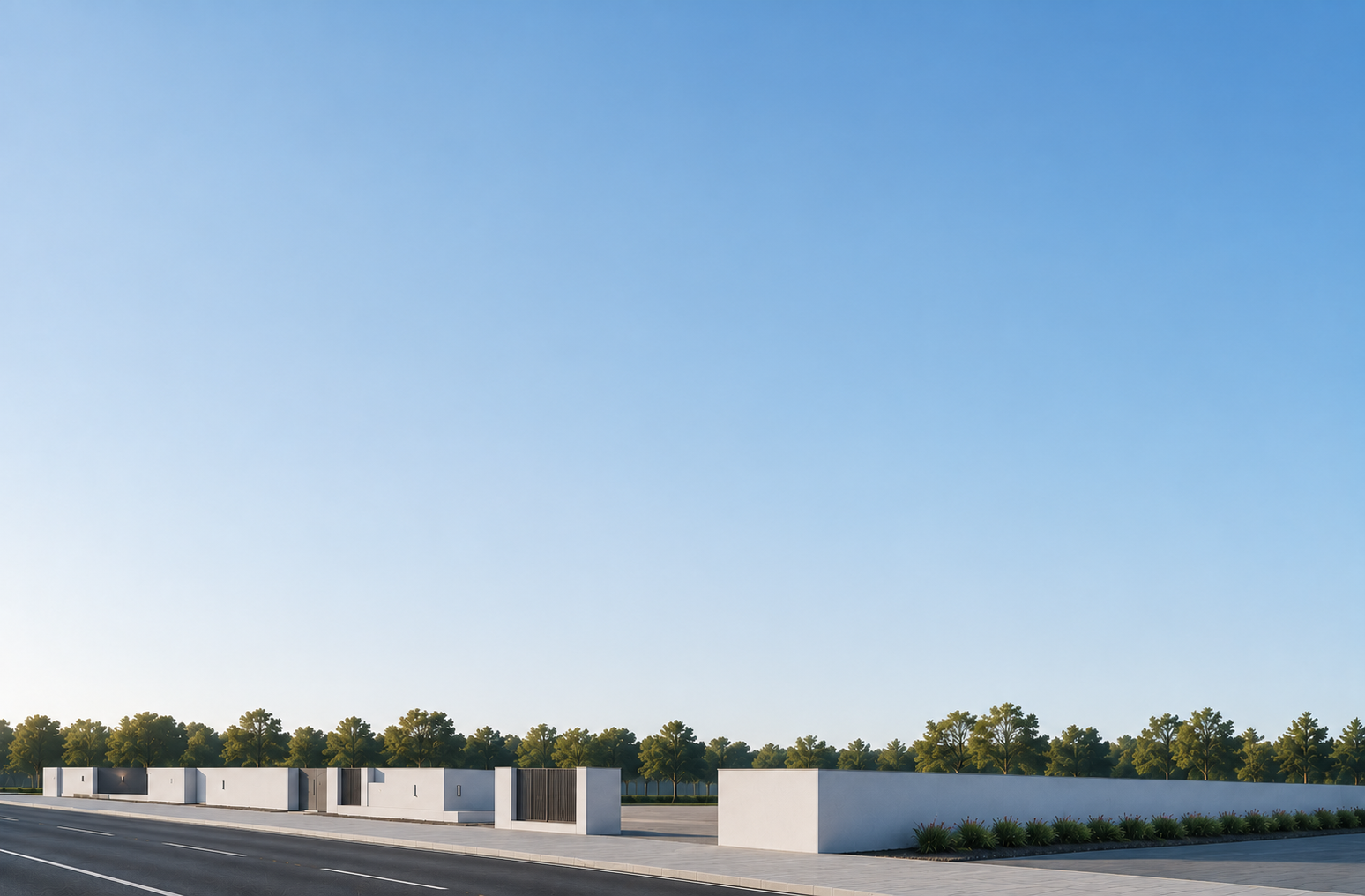 Background sky and landscape