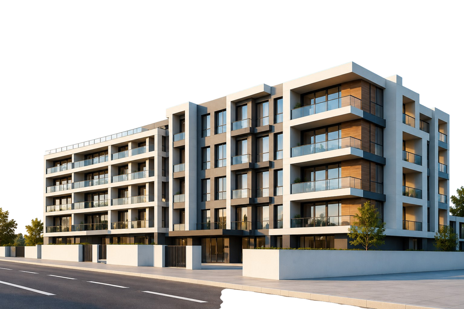 Modern Apartment Building